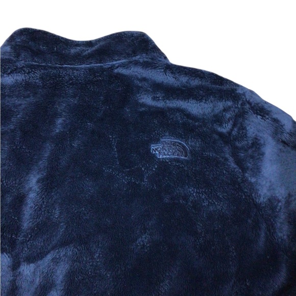 The North Face Navy Blue Fleece Jacket 3X Full Zip Pockets - Picture 6 of 10